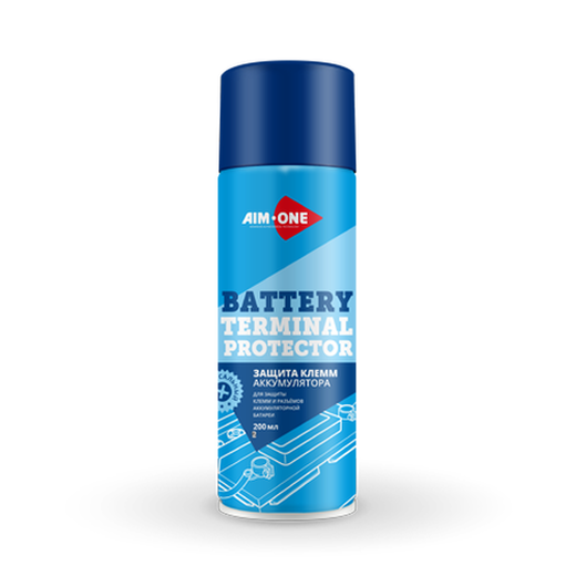 Защита клемм аккумулятора AIM-ONE 200 мл (аэрозоль). Bettery terminal protector 200ML BTP-200
