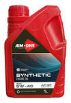 Синтетическое моторное масло AIM-ONE Fully Synthetic Engine Oil SAE 5W-40, ILSAC GF-5, API SP, 1L